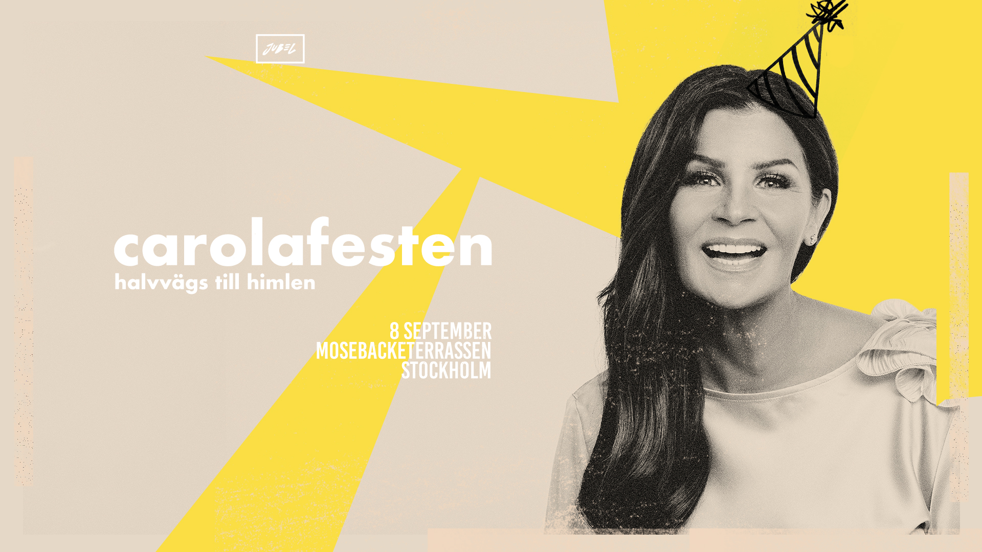 Carola firar sin 60-årsdag med en unik födelsedagskonsert på Mosebacketerrassen